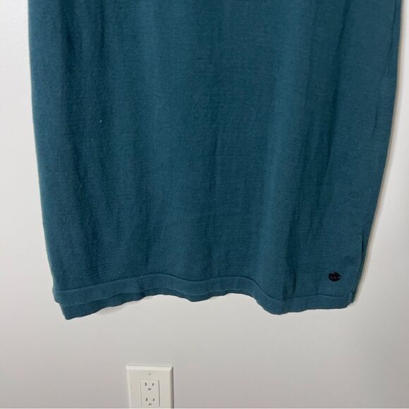 Didi Pretty Different Womens Embroidered Embellished Green Sweater Dress Size 40 - Picture 9 of 11